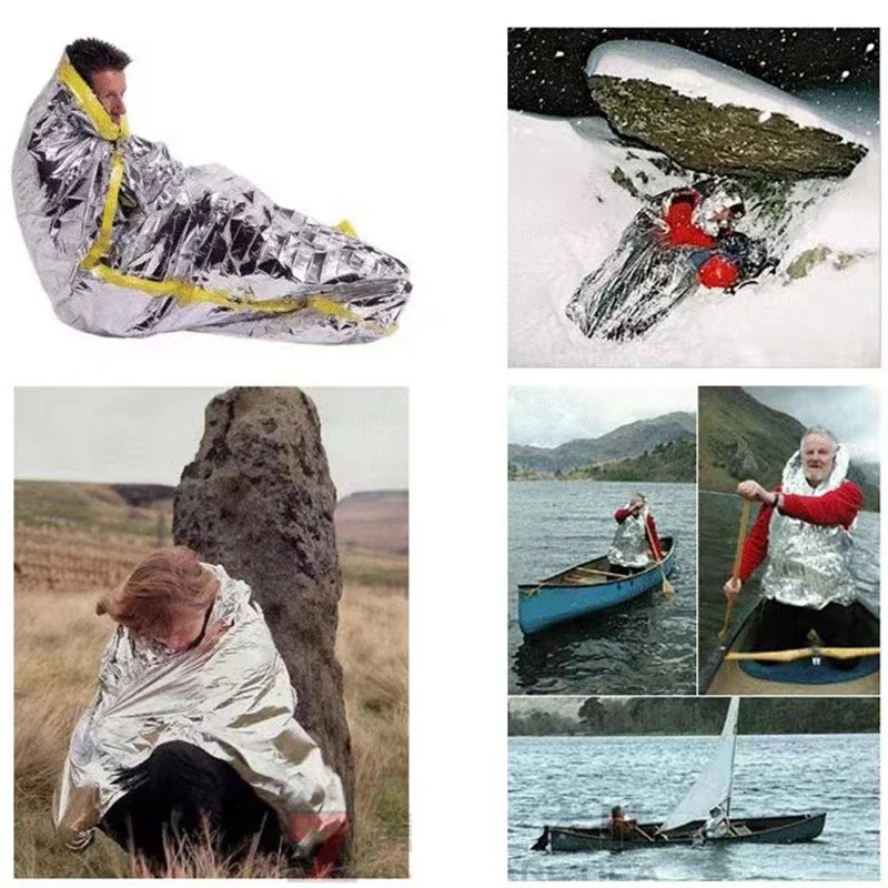 Survival Blanket Reflective - 160*210 cm 3 ADET Acil Myra